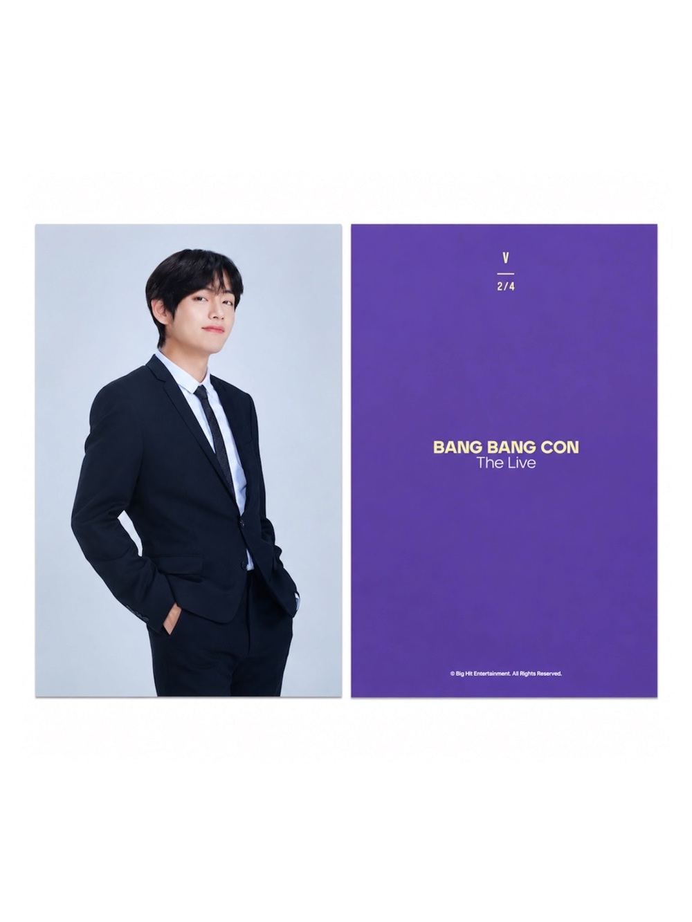 BTS BANG BANG CON PHOTO SET V 2/4 (1PC) - BRAND NEW